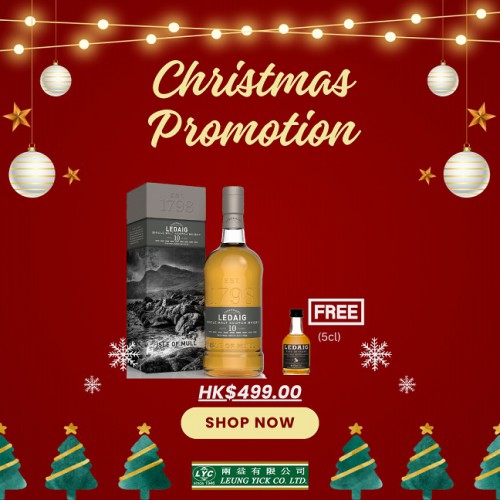 Ledaig 10 Years Old Single Malt Scotch Whisky plus a mini