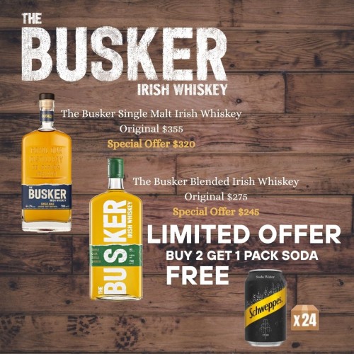 The Busker Blended Irish Whiskey