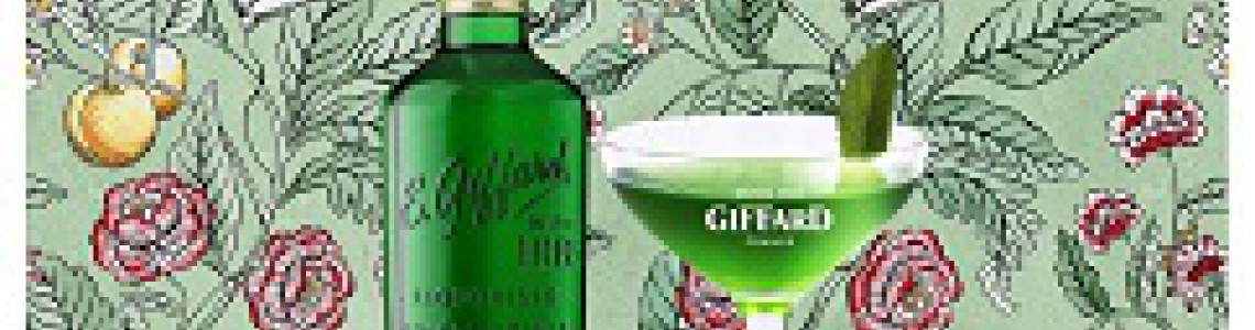 Indulge in the cool and refreshing flavors of Giffard Creme de Menthe, a true classic in mixology...