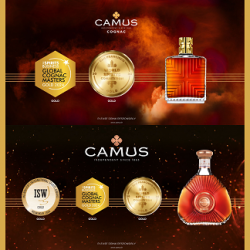 Camus won multiple gold medals at spirits awards ceremonies in 2024