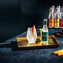 Add soda water or other carbonated mixers into cocktail....