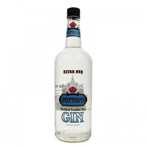 Potter's London Dry Gin - litre