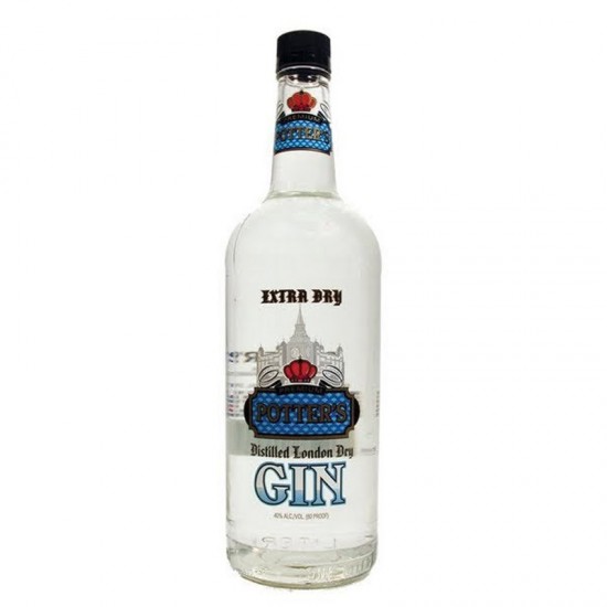 Potter's London Dry Gin - litre