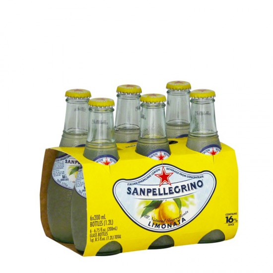 San Pellegrino Lemon Carbonated Fruit Drinks - per case