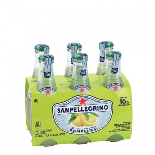 San Pellegrino Grapefruit Carbonated Fruit Drinks - per case