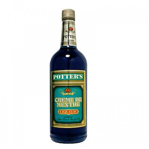 Potter's Creme de Menthe (Green) - litre