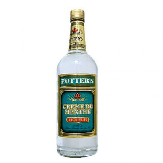 Potter's Creme de Menthe (White) - litre