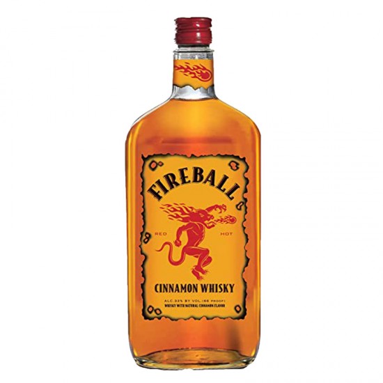 Fireball Cinnamon Whisky Liqueur - Litre 