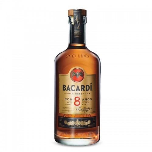 Bacardi 8 Years Rum - litre