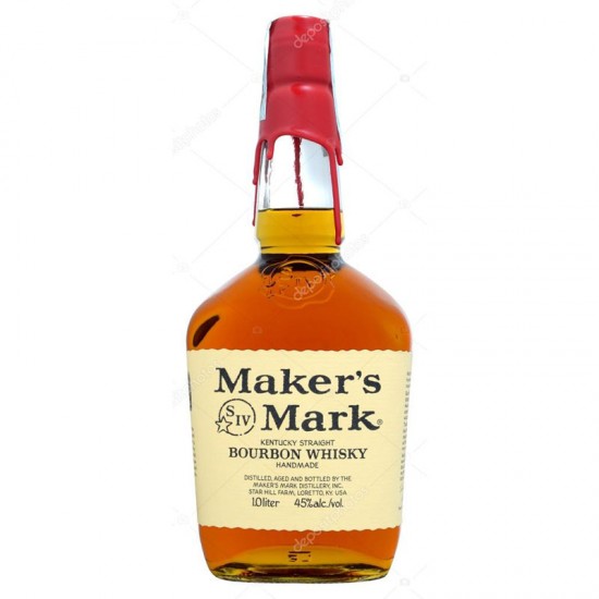 Maker's Mark Bourbon Whisky (Red Top) - litre