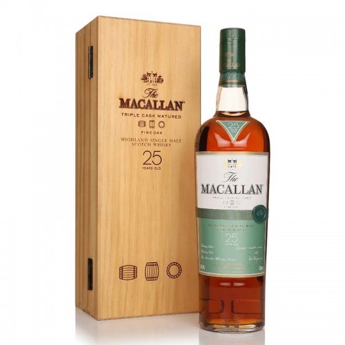 The Macallan 25 Years Single Malt Whisky (Fine Oak)