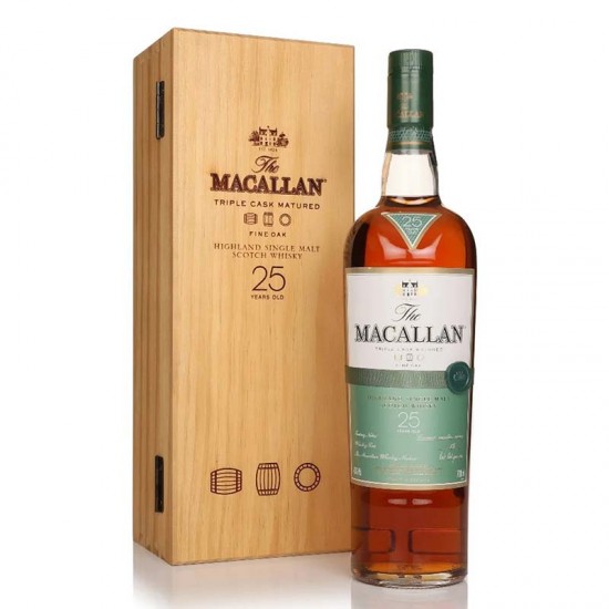 The Macallan 25 Years Single Malt Whisky (Fine Oak)