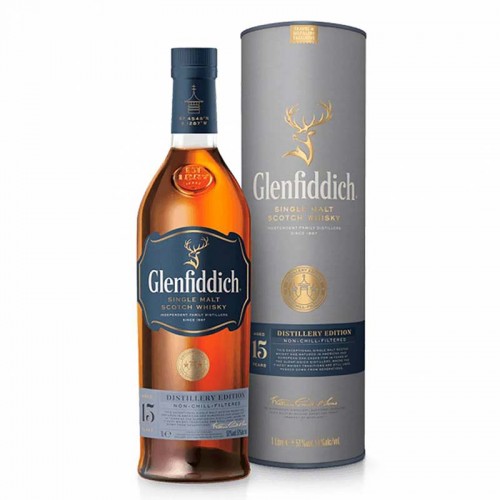 Glenfiddich 15 Years Single Malt Whisky - litre