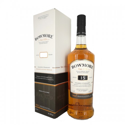 Bowmore 15 Years Single Malt Whisky - litre