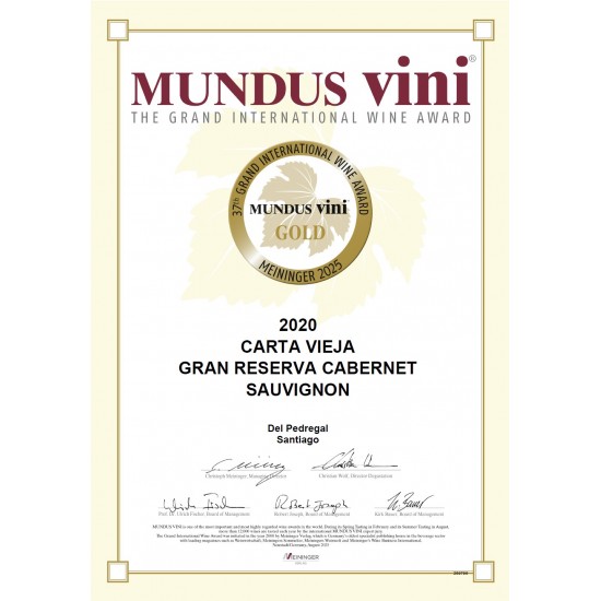 Carta Vieja Cabernet Sauvignon Grand Reserva 2020 Carta Vieja Cabernet Sauvignon Grand Reserva 2020