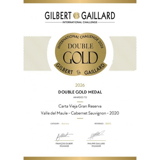 Carta Vieja Cabernet Sauvignon Grand Reserva 2020