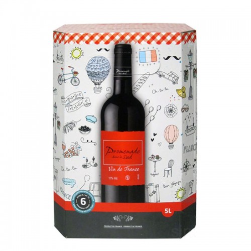 Promenade Herault IGP - Rouge (5 Litre Box)